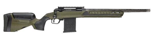 Savage Arms 32664 110 UltraLite Predator 308 Win 10+1 18" Carbon Fiber Barrel, Arca Rail Forend, Hunter Green AccuStock w/AccuFit V2 Synthetic Stock, Right Hand