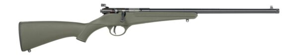 Savage Arms  Rascal F-SR 22 LR 1rd 16.13" Matte Black Single Shot Threaded Barrel,  Green Synthetic Stock, Right Hand