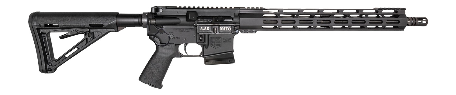 Diamondback DB1790K005 DB15 *CA Compliant 5.56 NATO 10+1 16" Black Nitride Barrel, Black Hardcoat Anodize Aluminum Receiver w/Picatinny Rail, M-LOK Handguard, Magpul MOE Polymer Brace & Magpul Black G