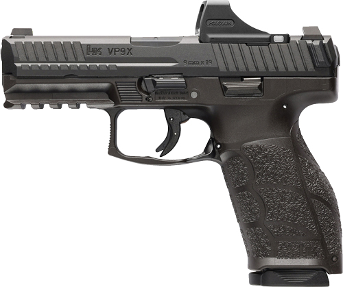 HK VP9A1 X W/ HOLOSUN SCS  9MM - 4.09" 1-17RD 1-20 MAG BLACK