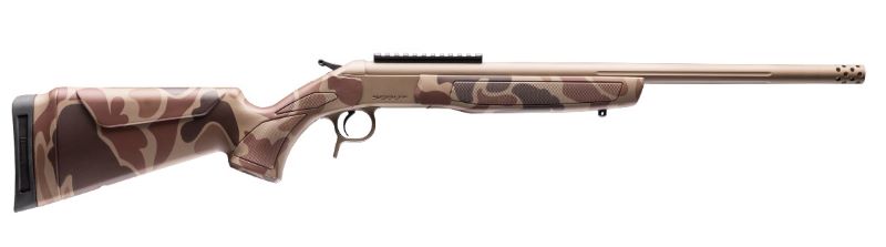 CVA SCOUT TD 6.5CM 22" - FDE/CAMO SYNTHETIC