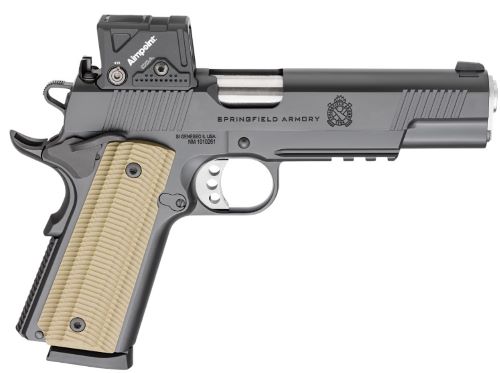 SPRINGFIELD 1911 OPERATOR AOS - 45ACP 5" 8RD BLACK W/COA OPTIC