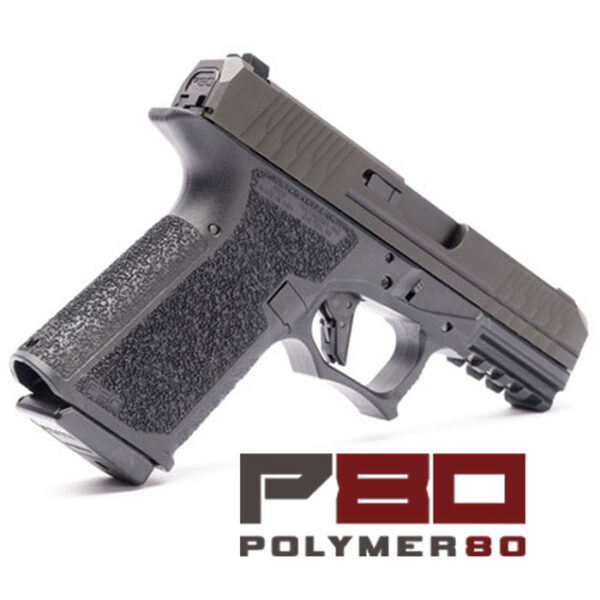 P80 Compact 9MM 4 inch barrel 15 rounds Black slide/Black Frame