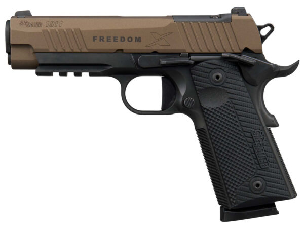 SIG 1911 45ACP 4.2 FRDM X-SERIES BRONZE/BLK OR