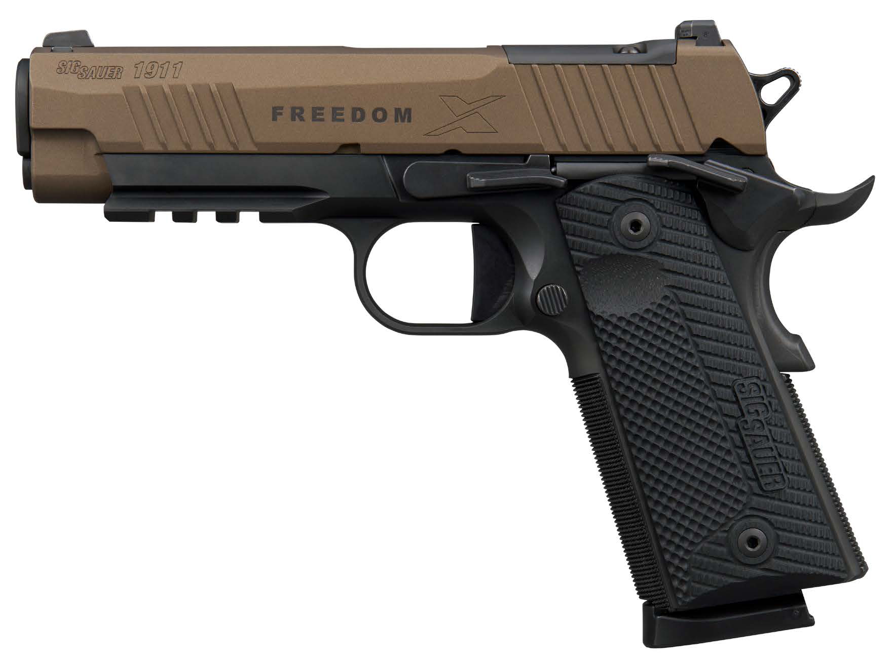 SIG 1911 45ACP 4.2 FRDM X-SERIES BRONZE/BLK OR