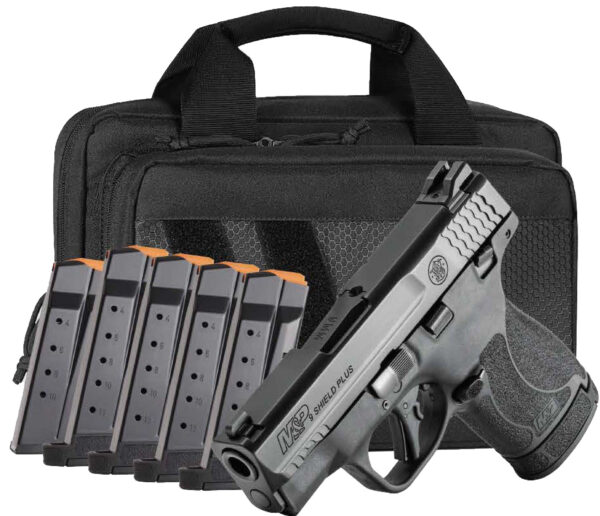 SW M&P9 SHIELD PLUS 9MM 3.1 TS 10/13RD BUNDLE