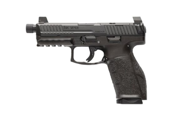 H&K VP9A1 X Tactical Optic Ready Handgun 9mm Luger 10rd Magazines(2) 4.7" Threaded Barrel Black
