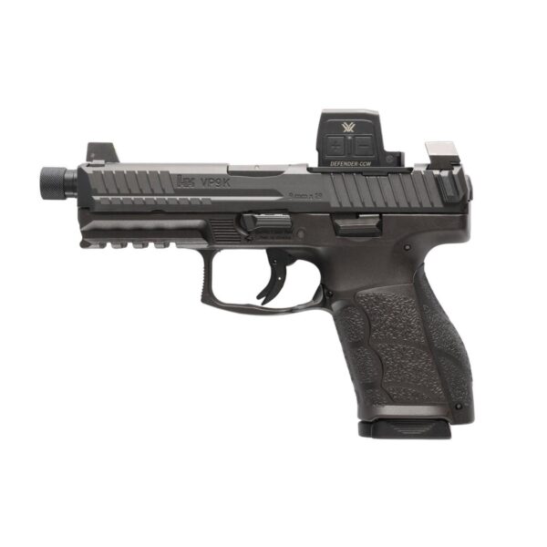 H&K VP9A1 F Tactical Optic Equipped(Vortex) Handgun 9mm Luger 10rd Magazines(2) 4.7" Threaded Barrel Black