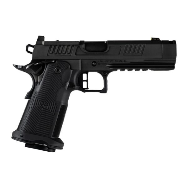 Alpha Foxtrot AF1911-ROMULUS Handgun DLC Finish 9mm Luger 17(1)&20(1)rd Magazines 4.25" Compensated Threaded Barrel
