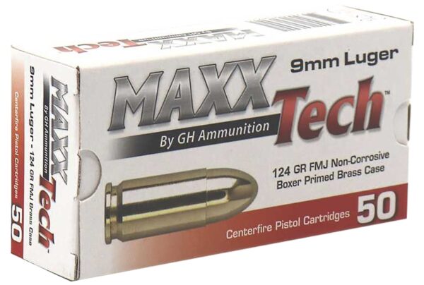 MAX 9MM 124GR FMJ 50RD