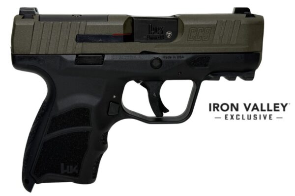 CC9 Micro Comp 9mm 3.32" OR Grn/Blk 2/10-rd IVS