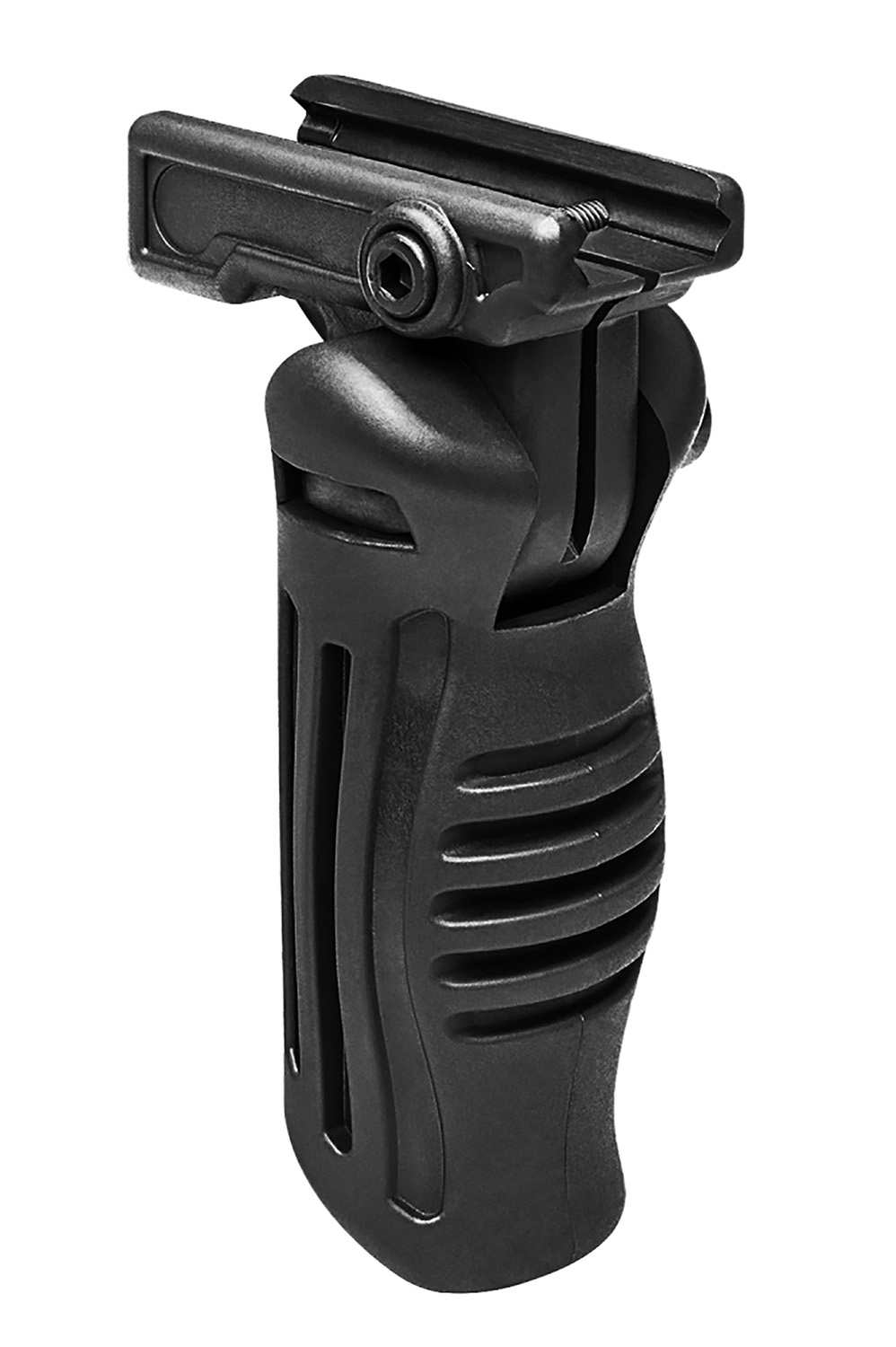 NcStar AARFVG Folding Verticle Grip  Ergonomic Black Polymer