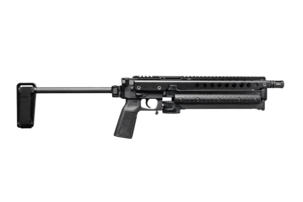 KELTEC KP50 PISTOL 5.7X28 BLACK W/ BRACE JUNGLE CLIP 2-50RD MAGAZINE