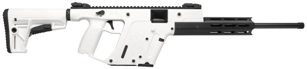 Kriss USA KV22CAP00 Vector CRB Gen2 Full Size 22 LR 10+1 Black Nitride Threaded Barrel, Alpine Cerakote Picatinny Rail Aluminum Receiver, Alpine White 6 Position Collapsible Synthetic Stock, Alpine Po