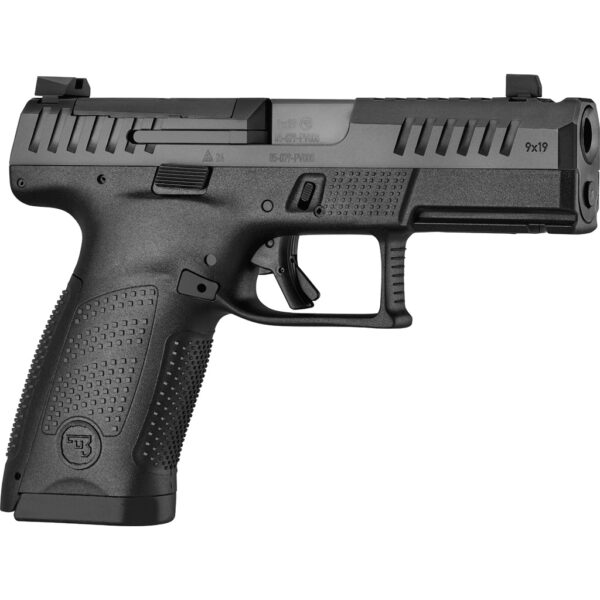 CZ P-10 C Optic Ready Pistol 9mm 4.5 in. BLK/Nitride Slide w/Ported Brrl 15rd.
