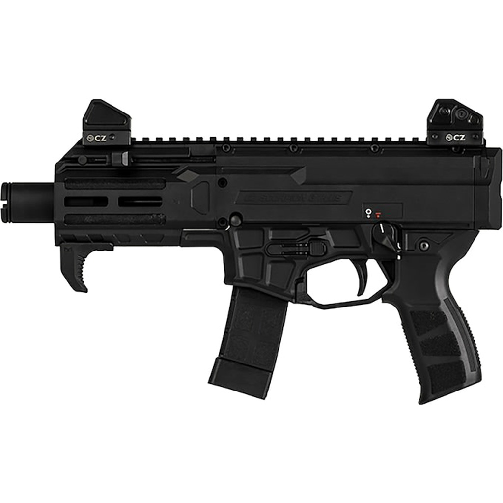 CZ Scorpion 3+ Micro Pistol 9mm 4.2 in. Black w/SB Tactical Brace 20 rd.