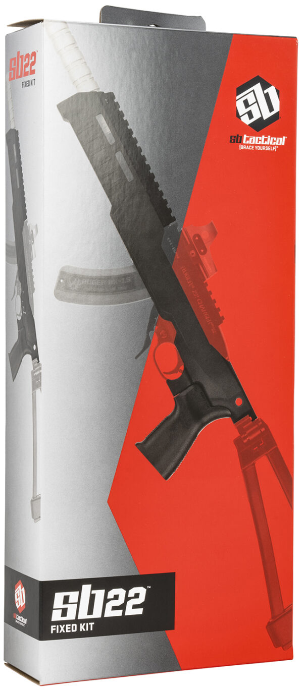 SB Tactical 22TD-01-SB Chassis  Fixed Black for Ruger 10/22 & Ruger 22 Charger Right Hand
