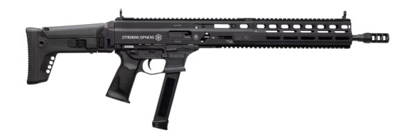 Grand Power 810091156094 Stribog SP9A3G 9mm Luger 16" Black Barrel, Black Receiver, Polymer Stock & Grip