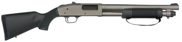 Mossberg 50798 590A1 NFA Pro 12 Gauge 5+1 14" Tungsten Gray Cerakote Barrel & Steel Drilled & Tapped Receiver, Fixed Black Synthetic Stock