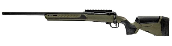 Savage Arms 32648 110 Core Predator Full Size 6mm ARC 10+1 22" Medium Heavy Fluted Barrel, Arca Rail Forend, Hunter Green AccuStock w/AccuFit V2 Synthetic Stock, Left Hand