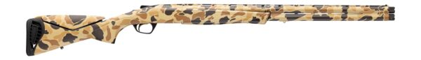 Browning 018734205 Cynergy  12 Gauge Break Open 3.50" 2rd 26" Overall Vintage Tan Camo Over/Under Vent Rib Barrel, Steel Receiver & Adj Comb Vintage Tan Camo Synthetic Stock