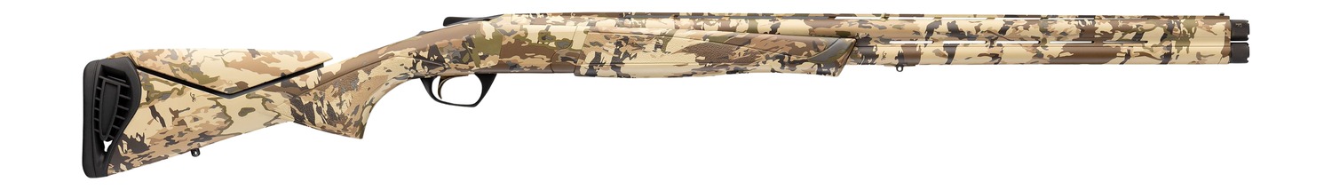 Browning 018735205 Cynergy  12 Gauge Break Open 3.50" 2rd 26" Overall Auric Camo Over/Under Vent Rib Barrel, Steel Receiver & Adj Comb Auric Camo Synthetic Stock