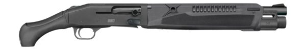 Mossberg 83010 990 Aftershock SPX Semi-Auto 3" 5+1 14.75" Black Cerakote Integrated Heat Shield Barrel & Drilled & Tapped Receiver, Black Polymer Grip