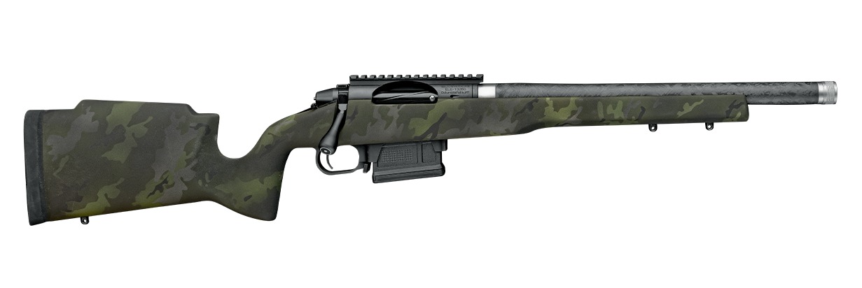Proof Research 151570 Elevation MTR 2.0 7mm PRC 3+1 20" Carbon Fiber Match Grade Threaded Barrel, Black Receiver w/Picatinny Rail, Midnight Camo Proof Fixed Carbon Fiber Stock, Right Hand
