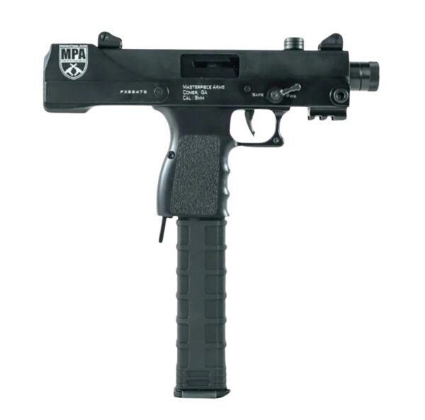 MasterPiece Arms 30T Defender Top Cocking TB 9mm Luger 5.50" 30+1 Black Cerakote