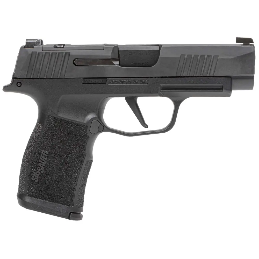 SIG SAUER P365XL 9MM 3.7" PSTL BLACK 2-12RD OPTC PLTE COVER