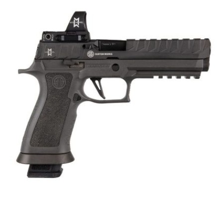 P320 MAX Custom 9MM 5" Grey w/optic 21rd