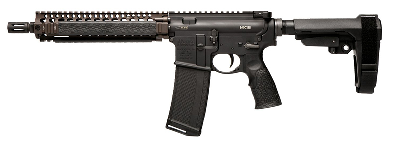 DDM4 MK18 Pistol 5.56 10.3" RIS II FDE