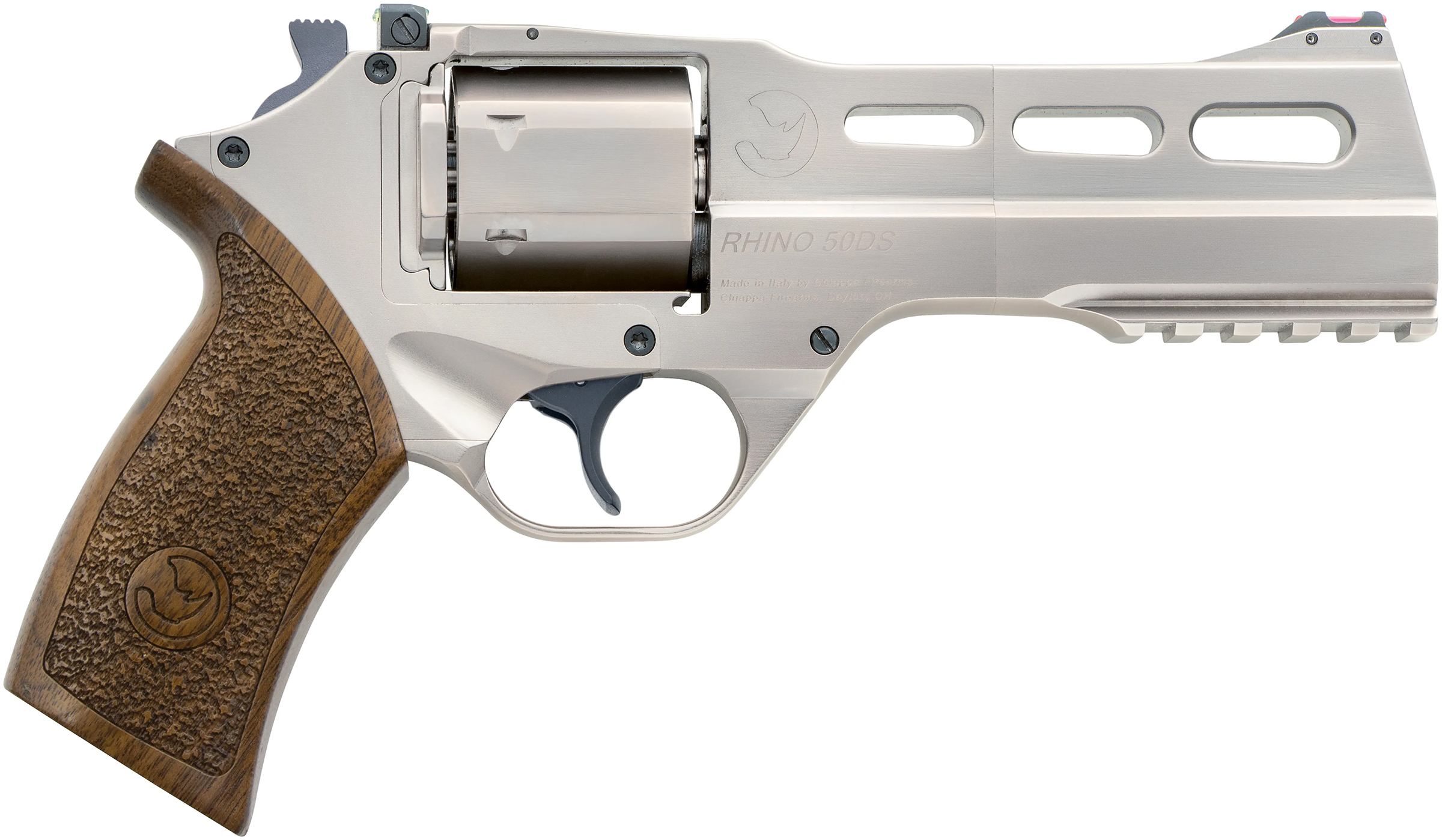 CHIAPPA WHITE RHINO 50DS 357MAG 5 FOS NICKEL 6RD
