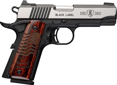 BROWNING 1911-380 BLACK LABEL - MED PRO 380ACP 3.62" 250TH