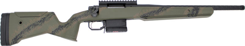 GLFA SUB-1 BOLT ACTION 308 WIN - 18" SS FLUTED CF STOCK GREEN
