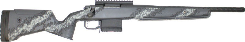 GLFA SUB-1 BOLT ACTION 308 WIN - 18" SS FLUTED CF STOCK GREY