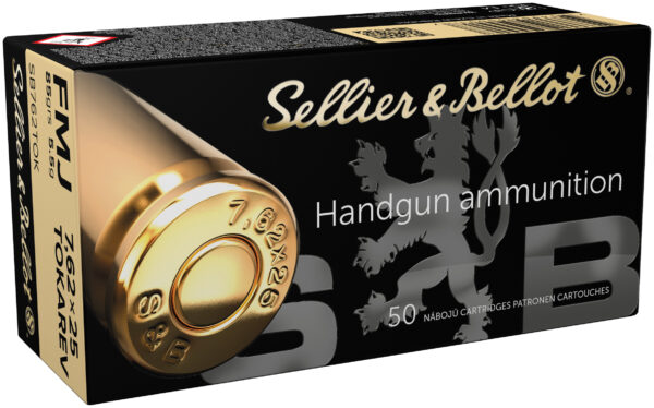 SB 7.62X25 TOKAREV 85GR FMJ 50/30