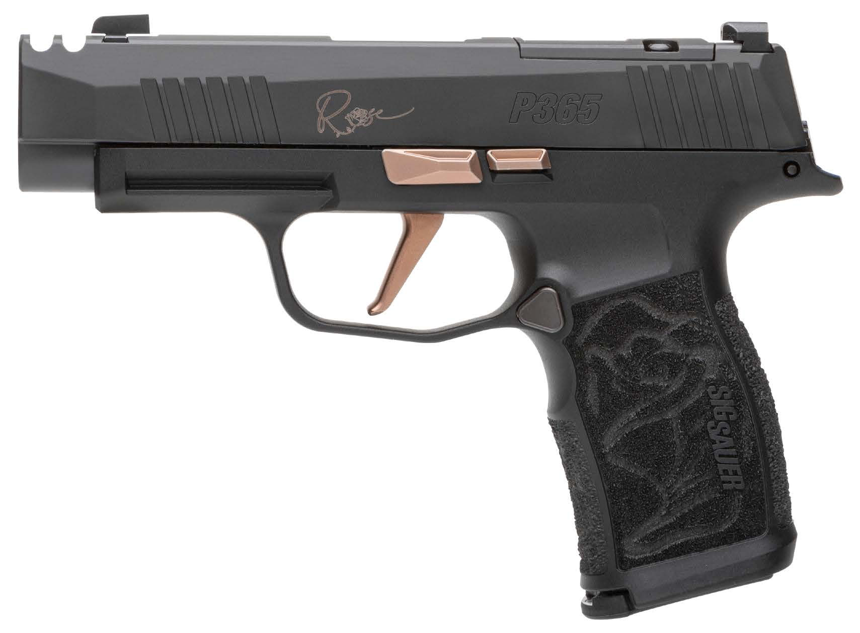 SIG P365 ROSE 9MM BLK 3.1 OR COMP 12RD