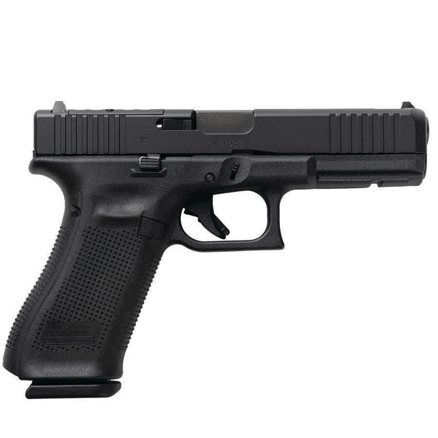 Glock V-Series Model 17 Handgun 9mm Luger 17rd Magazines (3) 4.5" Barrel RMR Black Cerakote Austria