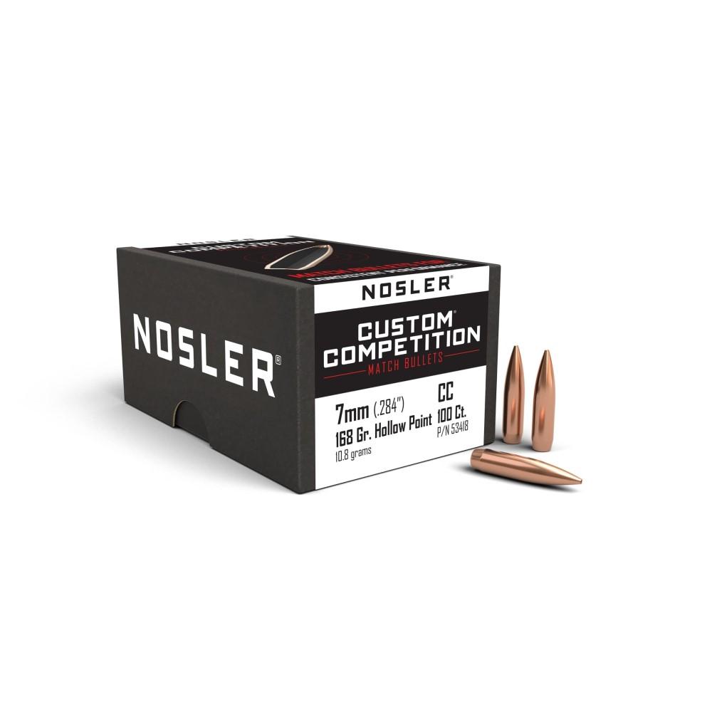 Nosler Custom Competition Rifle Bullets 7mm .284" 168 gr HPBT 100/ct