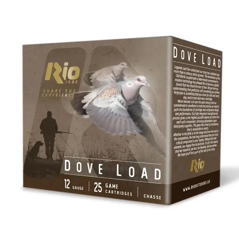Rio Dove Load Shotshells 12 ga 2.75" 1-1/8oz #7.5 1200 fps 25/ct
