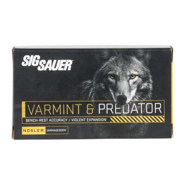 Sig Sauer Varmint & Predator Rifle Ammunition 223 Rem 55gr PT 20/ct