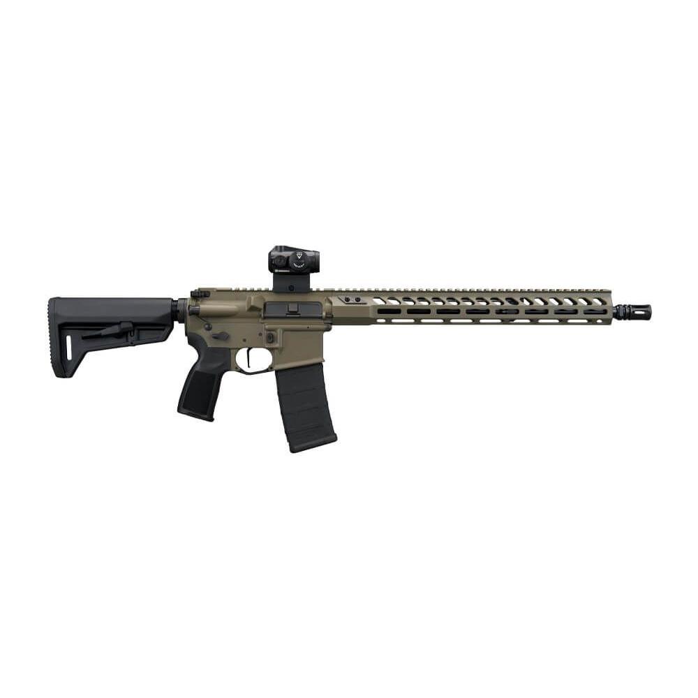Sig Sauer M400 Forge Moos Green Rifle 5.56 NATO 30rd Magazine 16" Barrel ROMEO-MSR GEN II Adjustable Stock M-LOK Handguard