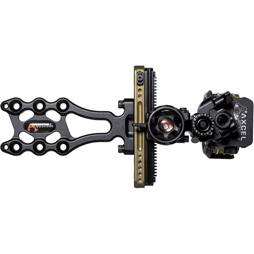 Axcel LANDSLYDE Slider Tactical Bowhunting Sight AccuStat II Micro 3 Pin .019