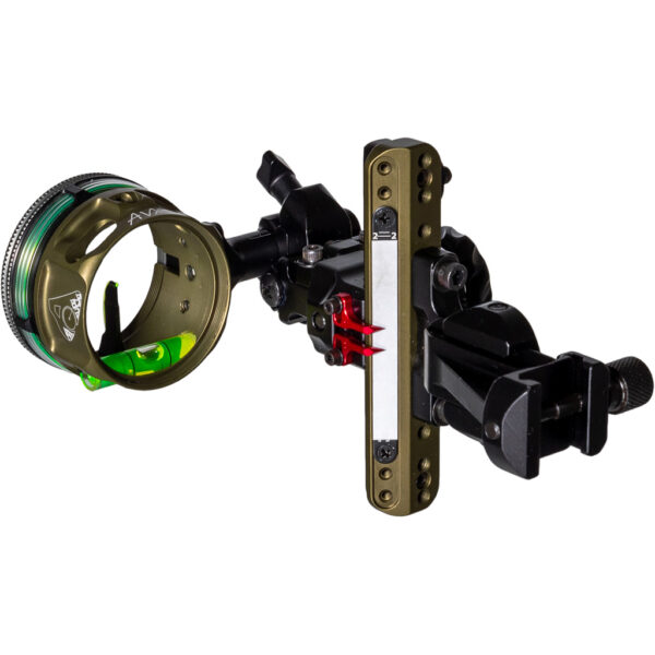 Axcel LANDSLYDE Picatinny Slider Sight Tac. BH AVX-41 1 Pin .010 Green Fiber