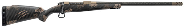 Fierce Firearms ROG7PRC24BRS Carbon Rogue  Full Size 7mm PRC 3+1 24" Hand Lapped/Match Grade Threaded Barrel, Smoked Bronze Cerakote Steel Receiver, Sonora Ambush Camo Fierce Rogue Carbon Fiber Stock