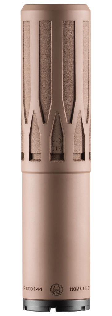 Dead Air NOMADTIOTFDE Nomad Ti OTB 300 RUM/7mm BC 1.76" Flat Dark Earth Titanium