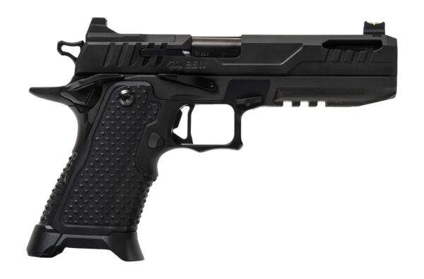 Oa Defense  2311 Pro Elite Full Size 9mm Luger 21+1 5" Black DLC Steel Optic Ready/Serrated Slide, Black Aluminum Frame w/Picatinny Rail, Black Aluminum Grip, Ambidextrous