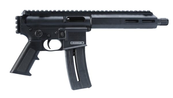 Mountain Bill Gun Lab MBGL-GOAT15-ATOM-1 Goat-15 Atom 22 LR 1 Shot 7.80" Black Oxide Threaded Barrel, Black Polymer Receiver w/Picatinny Rail, M-LOK Handguard, Black Polymer Grip