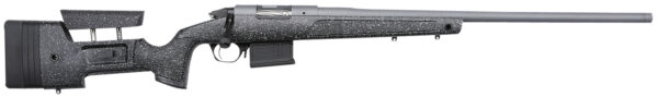 Bergara Rifles BPR2065MC Premier HMR Pro 6.5 Creedmoor 5+1 24" Threaded Barrel, Tactical Gray Cerakote,  Black with Gray Fleck Stock